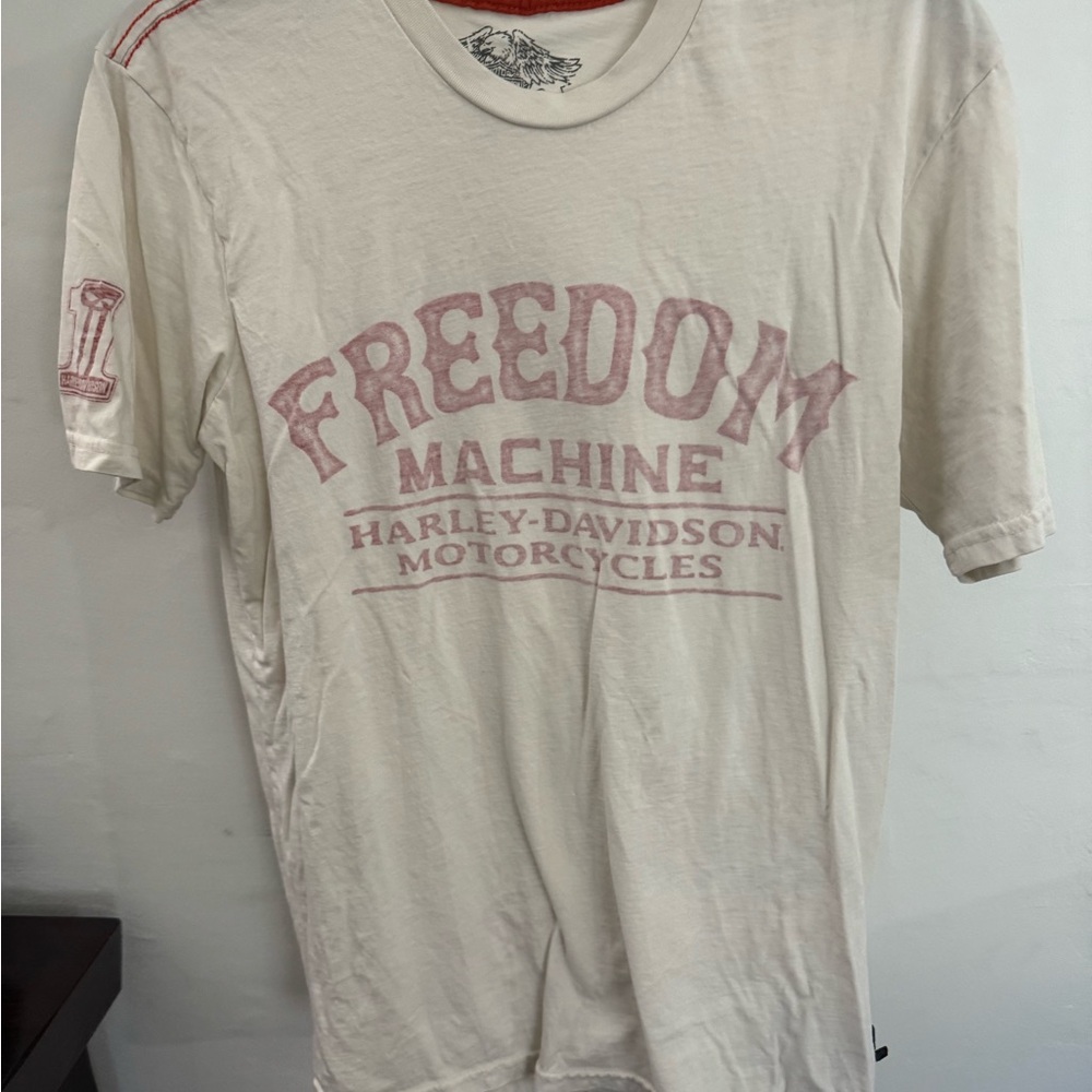 Harley-Davidson Men's Off-White Freedom Tee